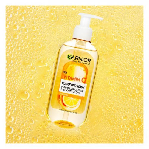 Garnier Valomasis gelis su vitaminu C Vitamin C Clarifying Wash Gel