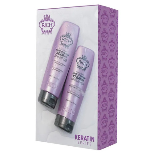 Rich Plaukų atkūrimo priemonių rinkinys Pure Luxury Miracle Renew Keratin