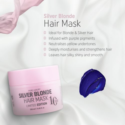 Rich Geltonus atspalvius neutralizuojanti plaukų kaukė Silver Blonde Hair Mask