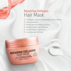 Rich Kolagenu praturtinta atkuriamoji plaukų kaukė Pure Luxury Repairing Collagen Hair Mask