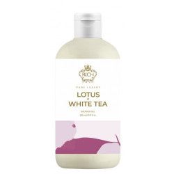 Rich Drėkinamoji ir maitinamoji dušo želė su gaiviu gėlių aromatu Pure Luxury Lotus & White Tea Shower Gel