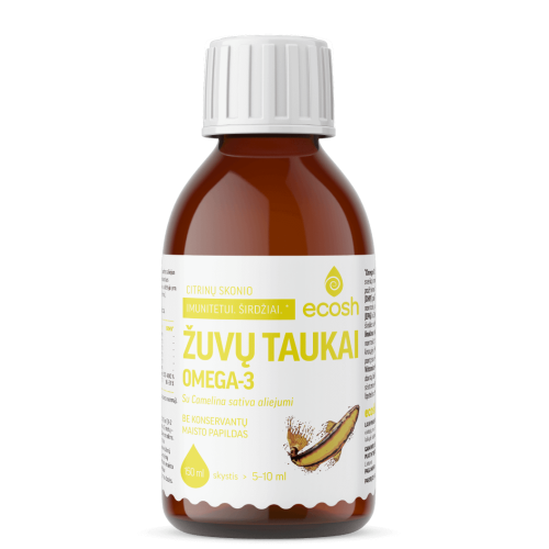 ECOSH OMEGA-3 OOMEX Žuvų taukai  300ml