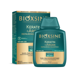 Bioxcin (Bioxsine) Atstatomasis plaukų šampūnas Keratin & Argan Repairing Shampoo