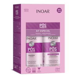 INOAR Pos Progress Duo Kit - rinkinys po tiesinimo keratinu procedūrų