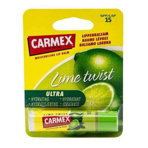 CARMEX Lūpų balzamas laimo skonio ir kvapo Lip Balm Premium Lime Stick