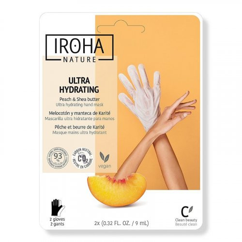 Iroha | Regenerating Peach Hand & Nail Gloves Kaukė rankoms