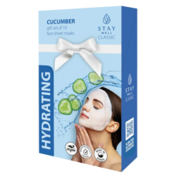 STAY WELL Drėkinanti veido kaukė Classic Mask Hydrating Cucumber