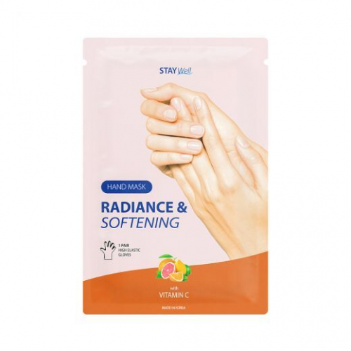 STAY WELL Minkštinamoji rankų kaukė su vitaminu C Radiance & Softening Hand Mask Vitamin C Complex