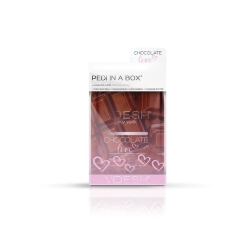 VOESH Procedūra pėdoms Deluxe Pedi In A Box 4 Step Chocolate Love