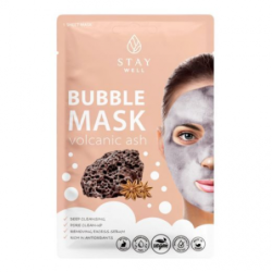 STAY WELL Giliai valanti, nuplaunama veido kaukė Deep Cleansing Bubble Mask Volcanic