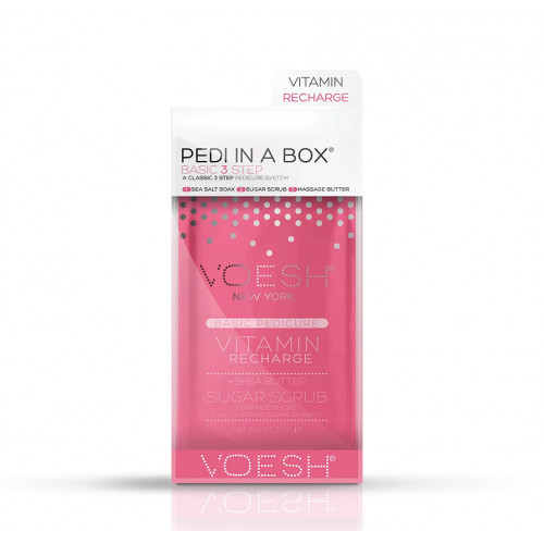 VOESH Procedūra pėdoms Basic Pedi In A Box 3in1 Vitamin Recharge