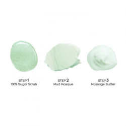 VOESH Procedūra pėdoms Waterless Pedi In A Box 3in1 Green Tea Extract