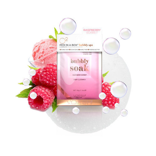 VOESH Procedūra pėdoms Pedi In A Box 4in1 Bubbly Spa Raspberry Sorbet