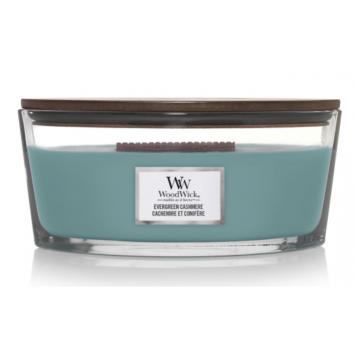 WoodWick Kvapni  žvakė Evergreen Cashmere