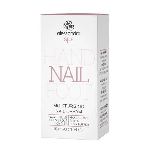 Alessandro Moisturizing nail cream Drėkinamasis kremas su hialuru 15ml