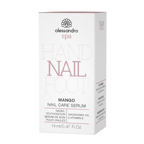 Alessandro mango nail serum Serumas suskilinėjusioms, sausoms odelėms 