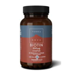 Terranova Biotino kompleksas Biotin 300µg Complex