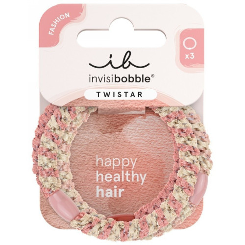 Invisibobble Gumytės plaukams Twistar Blush Braids