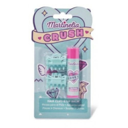 Martinelia Lūpų balzamo ir plaukų segtukų rinkinys Crush Hair Clips & Lip Balm