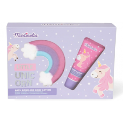 Martinelia Kūno priežiūros rinkinys vaikams Little Unicorn Bath Bomb & Body Lotion Gift Set