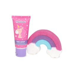 Martinelia Kūno priežiūros rinkinys vaikams Little Unicorn Bath Bomb & Body Lotion Gift Set