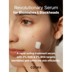 COSRX Serumas problematiškai odai The AHA 2 BHA 2 Blemish Treatment Serum