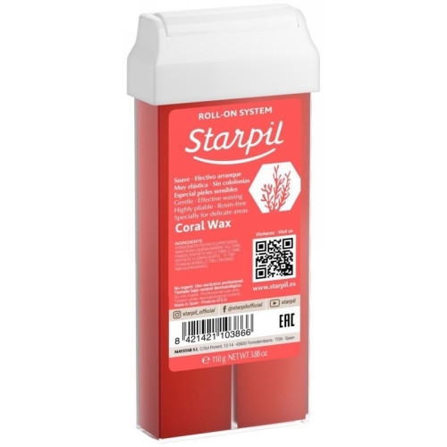Starpil Vaškas kasetėje koralinis Coral Wax Roll-on