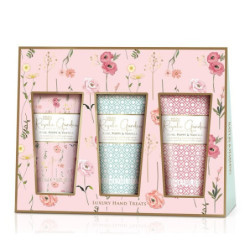 Baylis & Harding Rankų kremų rinkinys Royale Garden Rose, Poppy & Vanilla Luxury Hand Treats Gift Set