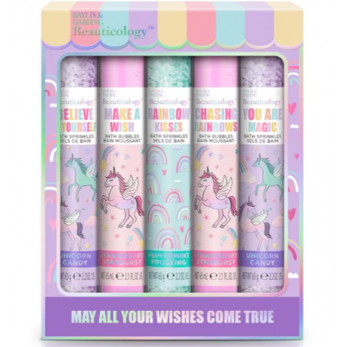 Baylis & Harding Vonios dovanų rinkinys vaikams Rainbow Sparkle And A Magical Unicorn Gift Set