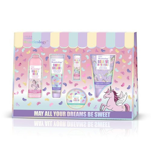 Baylis & Harding Šventinis, vaikiškas kūno priemonių rinkinys Beauticology Candy Dreamland Beauty Gift Set