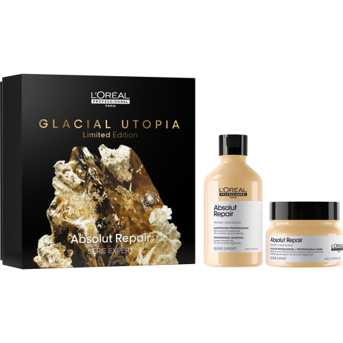 L'Oréal Professionnel Atkuriamasis plaukų priežiūros rinkinys Glacial Utopia Absolut Repair Duo