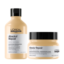 L'Oréal Professionnel Atkuriamasis plaukų priežiūros rinkinys Glacial Utopia Absolut Repair Duo