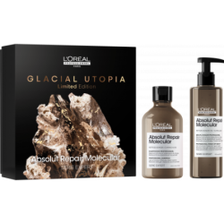 L'Oréal Professionnel Plaukų struktūros atstatymo rinkinys Glacial Utopia Absolut Repair Molecular DUO