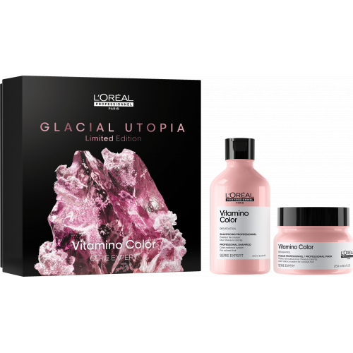 L'Oréal Professionnel Dažytų plaukų priežiūros rinkinys Glacial Utopia Vitamino Color DUO