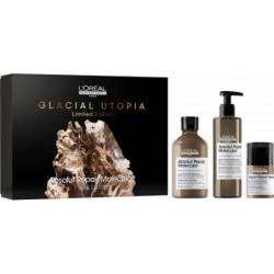 L'Oréal Professionnel Plauko struktūrą atstatančių priemonių rinkinys Glacial Utopia Absolut Repair Molecular TRIO