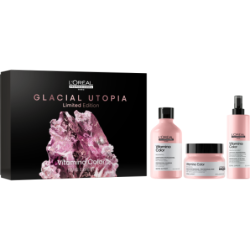 L'Oréal Professionnel Dažytų plaukų priežiūros rinkinys Glacial Utopia Vitamino Color TRIO