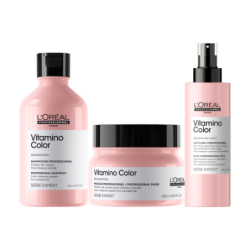 L'Oréal Professionnel Dažytų plaukų priežiūros rinkinys Glacial Utopia Vitamino Color TRIO