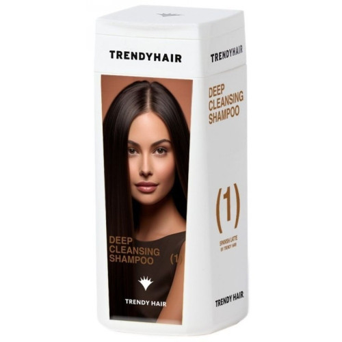 Trendy Hair Valomasis, plaukus stiprinantis šampūnas Spanish Latte Deep Cleansing Shampoo