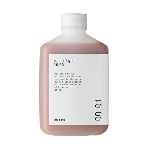 Midnight 00.00 Stiprinantis ir apimties suteikiantis plaukų šampūnas Strengthening and Volumising Shampoo 00.01