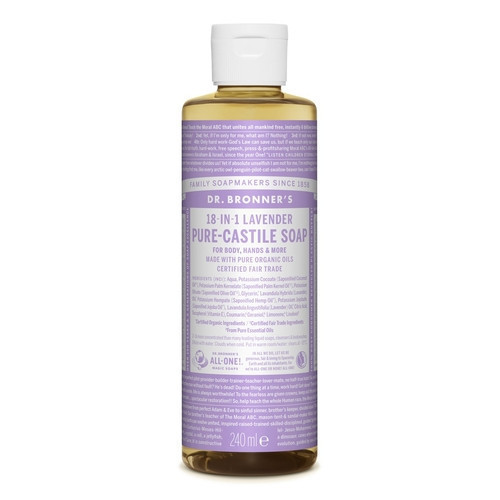 Dr. Bronner's Ekologiškas kastilietiškas muilas Lavender Pure-Castile Liquid Soap