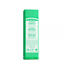 Dr. Bronner's Ekologiška dantų pasta su šaltmėčių eteriniu aliejumi All-one Spearmint Organic Toothpaste