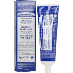 Dr. Bronner's Ekologiška dantų pasta su pipirmėčių eteriniu aliejumi PEPPERMINT All-One Toothpaste