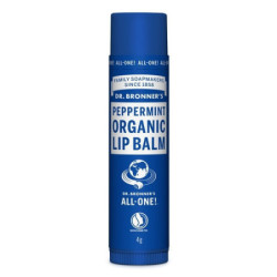 Dr. Bronner's Lūpų balzamas su pipirmėčių eteriniu aliejumi Peppermint Organic Lip Balm