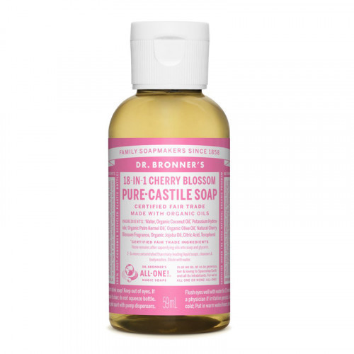 Dr. Bronner's Ekologiškas skystas muilas su natūraliu vyšnių žiedų kvapu Cherry Blossom Pure Castile Organic Soap