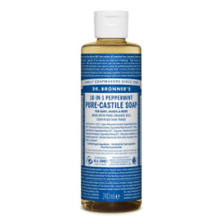 Dr. Bronner's Ekologiškas skystas muilas su pipirmėčių eteriniu aliejumi Peppermint Pure-Castile Liquid Soap