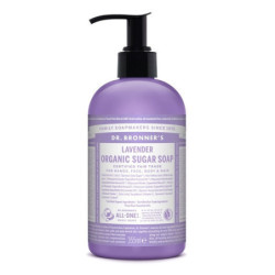 Dr. Bronner's Ekologiškas cukraus muilas su levandų eteriniu aliejumi Lavender Organic Sugar Soap