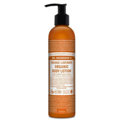 Dr. Bronner's Ekologiškas kūno losjonas su apelsinų ir levandų eteriniais aliejais, Orange Lavender Organic Lotion