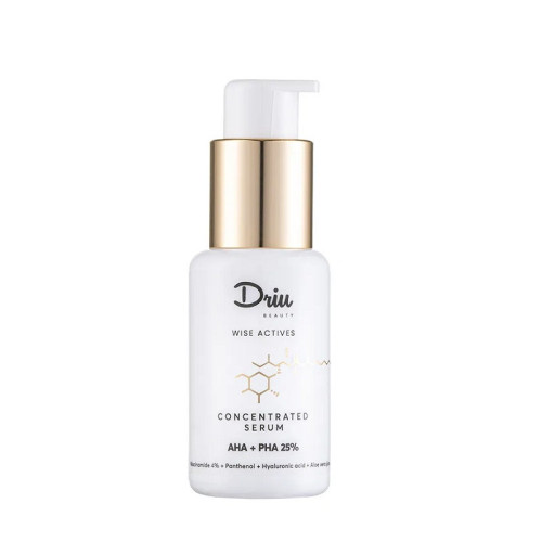 Driu Beauty Koncentruotas rūgščių serumas Wise Actives Concentrated Serum AHA+PHA 25%