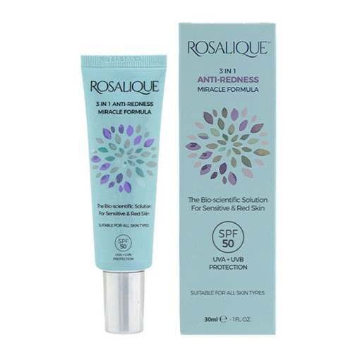 Rosalique 3 in 1 Anti-Redness Kremas raustančiai veido Miracle Formula