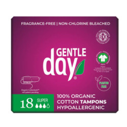 Gentle Day Ekologiškos medvilnės tamponai Super Organic Cotton Tampons